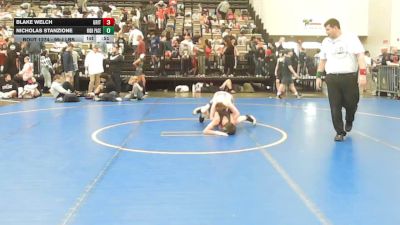 99-J lbs Round Of 16 - Blake Welch, Grit Mat Club vs Nicholas Stanzione, High Pace Wrestling Club