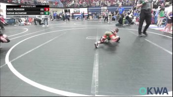 49 lbs Consolation - Kase Pearson, Hinton Takedown Club vs Lucas Alcantar, Comanche Takedown Club