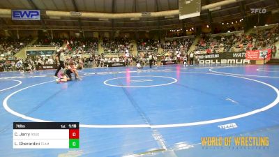 76 lbs Round Of 32 - Caden Jerry, Rough Riders vs Landon Gherardini, Team Grand Valley Elite