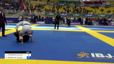 LUCAS FERREIRA DA SILVA vs PEDRO GOMES DE OLIVEIRA 2023 Brasileiro Jiu-Jitsu IBJJF