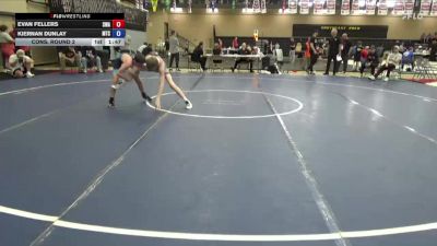 113 lbs Cons. Round 2 - Evan Fellers, Sebolt Wrestling Academy vs Kiernan Dunlay, McDominate Training Center