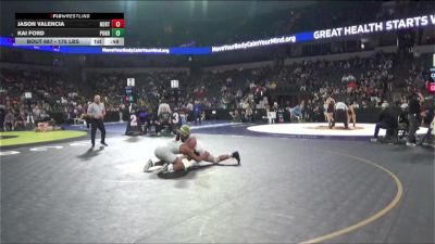 175 lbs Consi Of 32 #2 - Jason Valencia, North Salinas (CC) vs Kai Ford, Ponderosa (SJ)