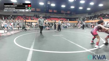 52 lbs Consolation - Karter Kaulaity, Chickasha Wrestling vs Owen McCool, Elgin Wrestling