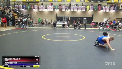 86 lbs Cons. Round 1 - Deacon Pracht, Iowa vs Ryan Lester, Iowa