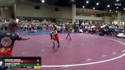 35+40 Quarterfinal - Emerick Ishuin, Believe 2 Achieve vs Weston Owens, Bay County Elite Wrestling