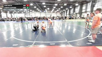 100 lbs Rr Rnd 1 - Liam Ivatts, TDWC Maniacs Grey - MS vs Landyn Clifford, Hammers - MS