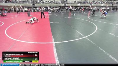 91 lbs Champ. Round 1 - Mason LaVigne, Victory School Of Wrestling vs Cayden Podeweltz, Wisconsin