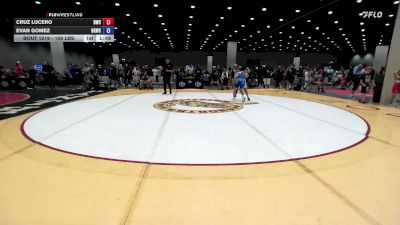 108 lbs Champ. Round 1 - Cruz Lucero, Duran Wrestling Club vs Evan Gomez, Big Game Wrestling Club