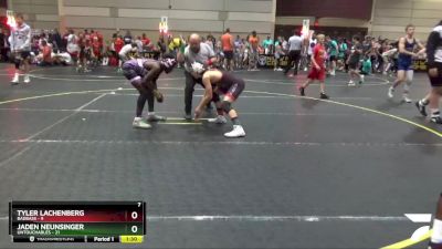 115 lbs Round 2 (6 Team) - Jaden Neunsinger, Untouchables vs Tyler Lachenberg, BadBass