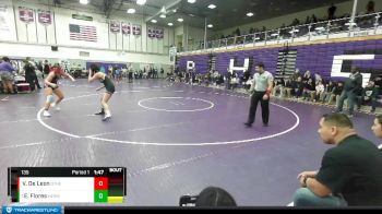 135 lbs Quarterfinal - Elena Flores, Hermiston vs Victoria De Leon, Othello