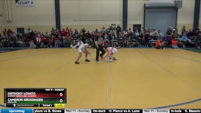 65 10U Quarterfinal - Cameron Grossinger, MN Elite vs Anthony Lovato, Summit Wrestling Academy