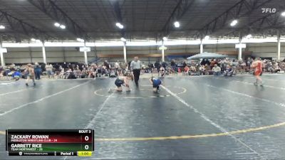 92 lbs Round 2 (4 Team) - Zackary Rowan, Middleton Wrestling Club vs Garrett Rice, Team Northwest