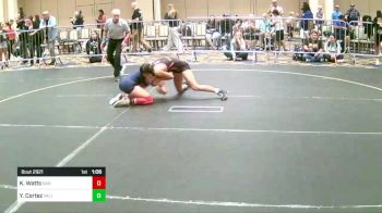 123 lbs Round Of 16 - Kenslie Watts, San Clemente Girls vs Yamilett Cortez, Valiant College Prep