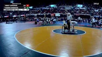 AA - 103 lbs Cons. Round 3 - Kaiden Livergood, Great Falls CMR vs Renzy LeProwse, Butte