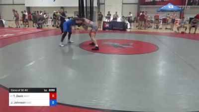 70 kg Consi Of 32 #2 - Thomas Deck, West Point Wrestling Club vs Jorden Johnson, Siwc