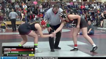 130-134 lbs 1st Place Match - Maddie Johnson, Denver vs Jordan Jones, North Scott