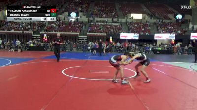 81 lbs Cons. Round 1 - Tillman Kaczmarek, Project Wrestling vs Caysen Clark, Worland Wrestling Club