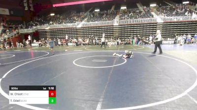 90 lbs Quarterfinal - Will Choat, Other Team vs Tytan Odell, Bear Cave