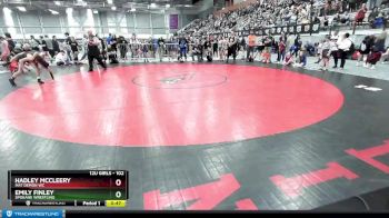 102 lbs Quarterfinal - Emily Finley, Spokane Wrestling vs Hadley McCleery, Mat Demon WC