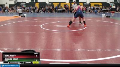 215 lbs Quarterfinal - Sean Posey, New Plymouth vs Gabriel Arias, Kuna