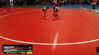 105 lbs Cons. Semi - Jaxen Cardenas, Quad County vs James Evans, Greenbush