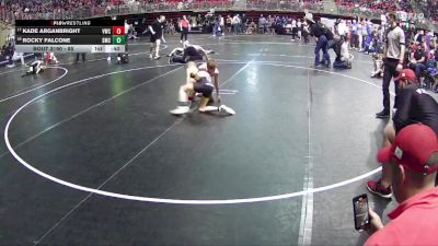 85 lbs Cons. Round 3 - Rocky Falcone, Syracuse Mat Club vs Kade Arganbright, Valentine Wrestling Club