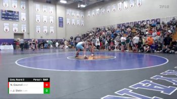 160 lbs Cons. Round 2 - Jack Stein, Clarksville vs Nolan Council, Centennial