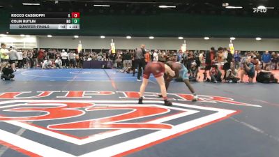 150 lbs Quarterfinal - Rocco Cassioppi, IL vs Colin Rutlin, MO