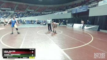 4A-220 lbs Champ. Round 1 - Neal Walter, North Bend vs Daniel Hernandez, Cottage Grove