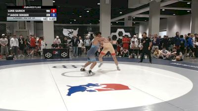 86 kg Champ. Rd Of 64 - Luke Sarich, Valley Wrestling Club vs Jason Singer, Steller Trained Wrestling