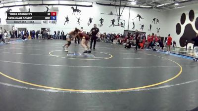 160A Semifinal - Rose Cassioppi, Gannon vs Savannah Gomez, McKendree University