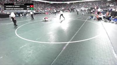 D3-106 lbs Semifinal - Jaydon Le Noble, Weyauwega-Fremont vs Memphis Burkhalter, Mineral Point