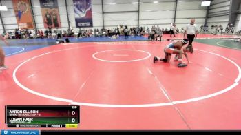120 lbs Rd# 6- 9:00am Saturday Final Pool - Aaron Ellison, NCWAY National Team vs Logan Haer, Terps Xpress