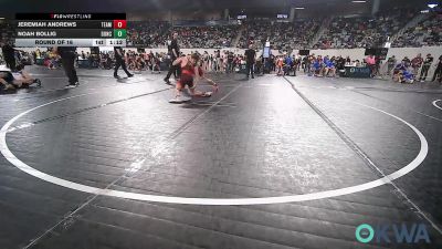 106 lbs Round Of 16 - Jeremiah Andrews, Team Tulsa Wrestling Club vs Noah Bollig, Duncan Demon Wrestling
