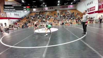 126 lbs Cons. Semi - Sloan Hart, Natrona County vs Porter Dayton, Kelly Walsh