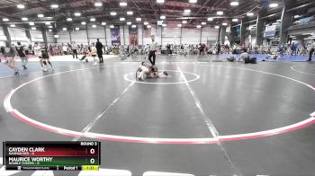 72 lbs Rd# 3 12:00pm Friday - Maurice Worthy, Double Champs vs Cayden Clark, Nauman Red