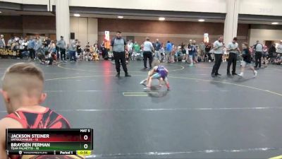 55 lbs Round 6 (8 Team) - Jackson Steiner, Untouchables vs Brayden Ferman, Team Palmetto