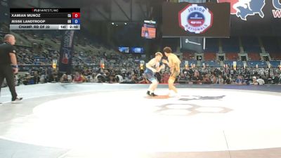 126 lbs Champ. Rd Of 32 - Xamian Munoz, California vs Jesse Landtroop, Oregon