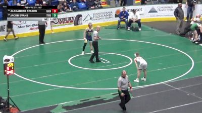 124 lbs Round Of 64 - Alexander Stasen, Radnor vs Jacob Evans, Tyrone Christian Academy