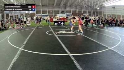 157 lbs Champ. Round 1 - Lucien Francioch, Washington vs Brandon Buzzard, California