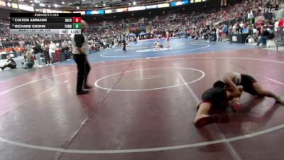 3A 106 lbs Quarterfinal - Colton Ammann, Nampa Christian vs Richard Krohn, Parma