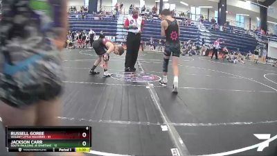 100 lbs Round 1 (3 Team) - Russell Goree, Violent Little Machines vs Jackson Carr, South Paulding Jr Spartans