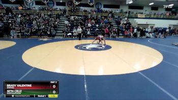 138 lbs Champ. Round 1 - Brady Valentine, Barron vs Seth Cruz, Northwestern