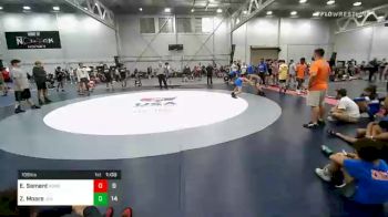 109 lbs Quarterfinal - Eren Sement, Iron Horse vs Zeno Moore, JK Squad