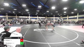 102 lbs Consi Of 16 #1 - Ace Gibson, Legion WC vs Giuseppe Baudanza, Yuma Grit