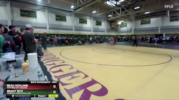 Cons. Round 2 - Beau Hovland, Watford City Wolves vs Brady Ritz, Sheridan Wrestling Club