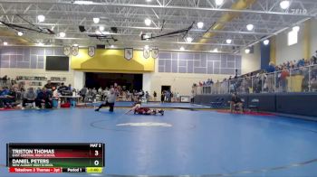 106 lbs Champ. Round 1 - Triston Thomas, East Central High School vs Daniel Peters, New Albany High School