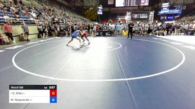 138 lbs Rnd Of 128 - Donavon Allen, IL vs Matthew Spignardo, SC