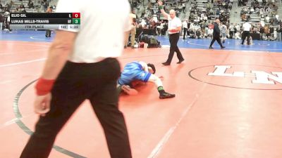 106 lbs 7th Place - Elio Gil, IL vs Lukas Mills-Travis, NY