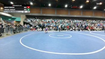 110 lbs Cons. Round 3 - Amiah Gibson, Mazama vs Abigail Hasley, Shasta